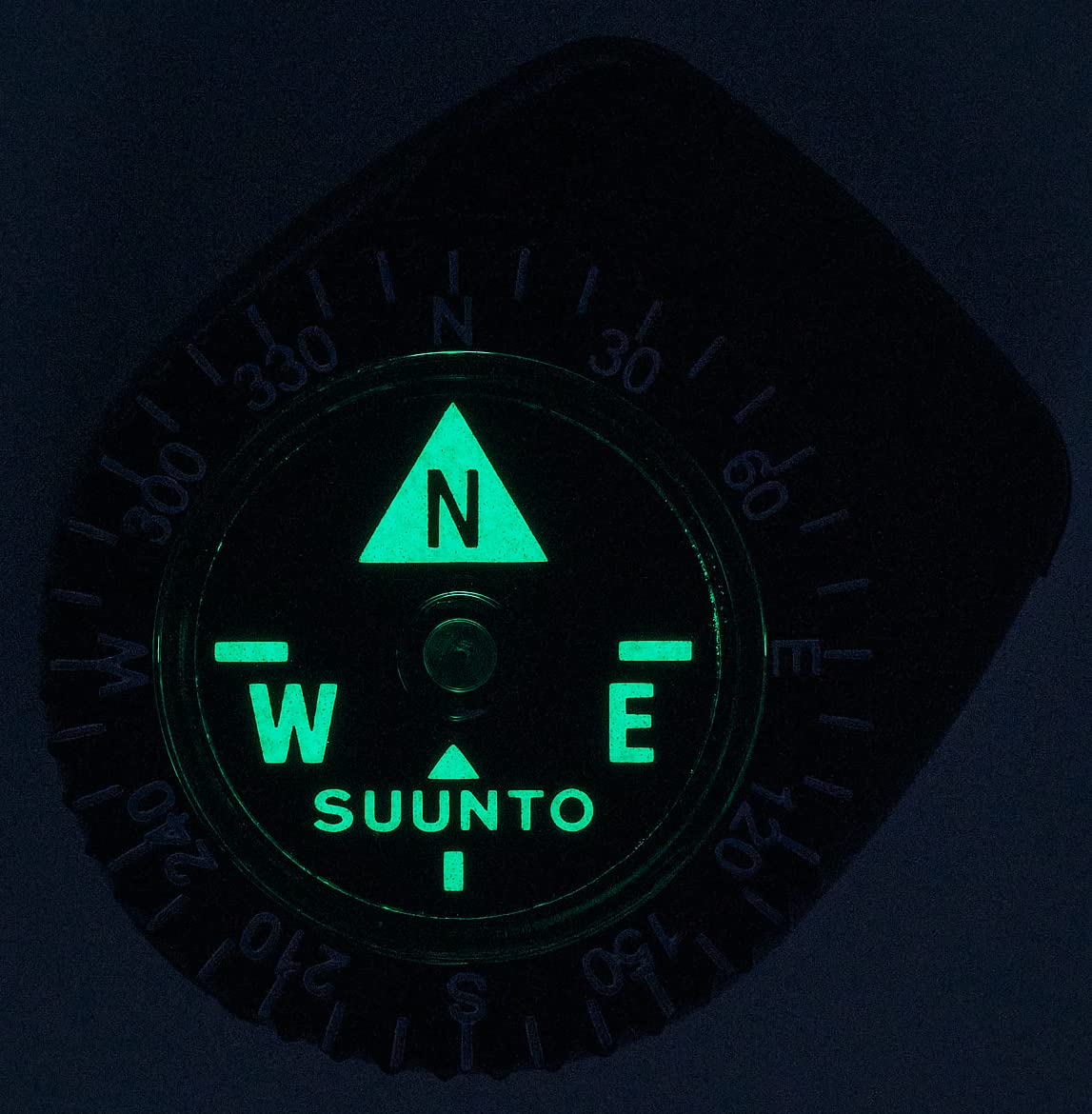 SUUNTO Clipper Compass, Micro Compass Attaches to Strap, Sleeve or Map Edge