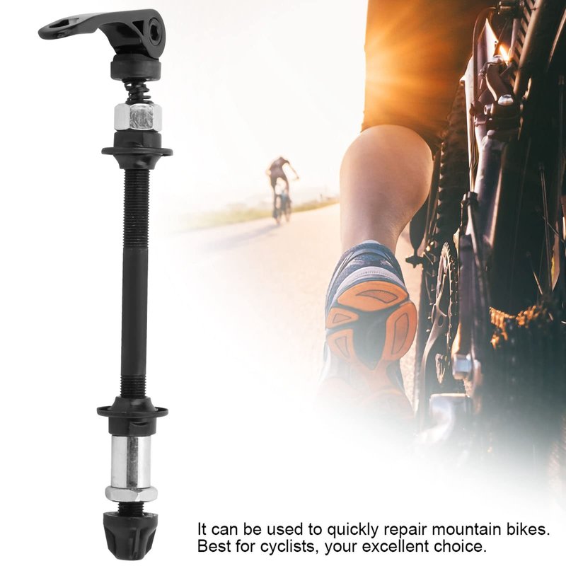 Hapivida Rear Axle Hollow Hub Shaft, 145mm/175mm Quick Release Bicycle Hub Axle Wheel Hub Replacement for Road Bike Mountain MTB