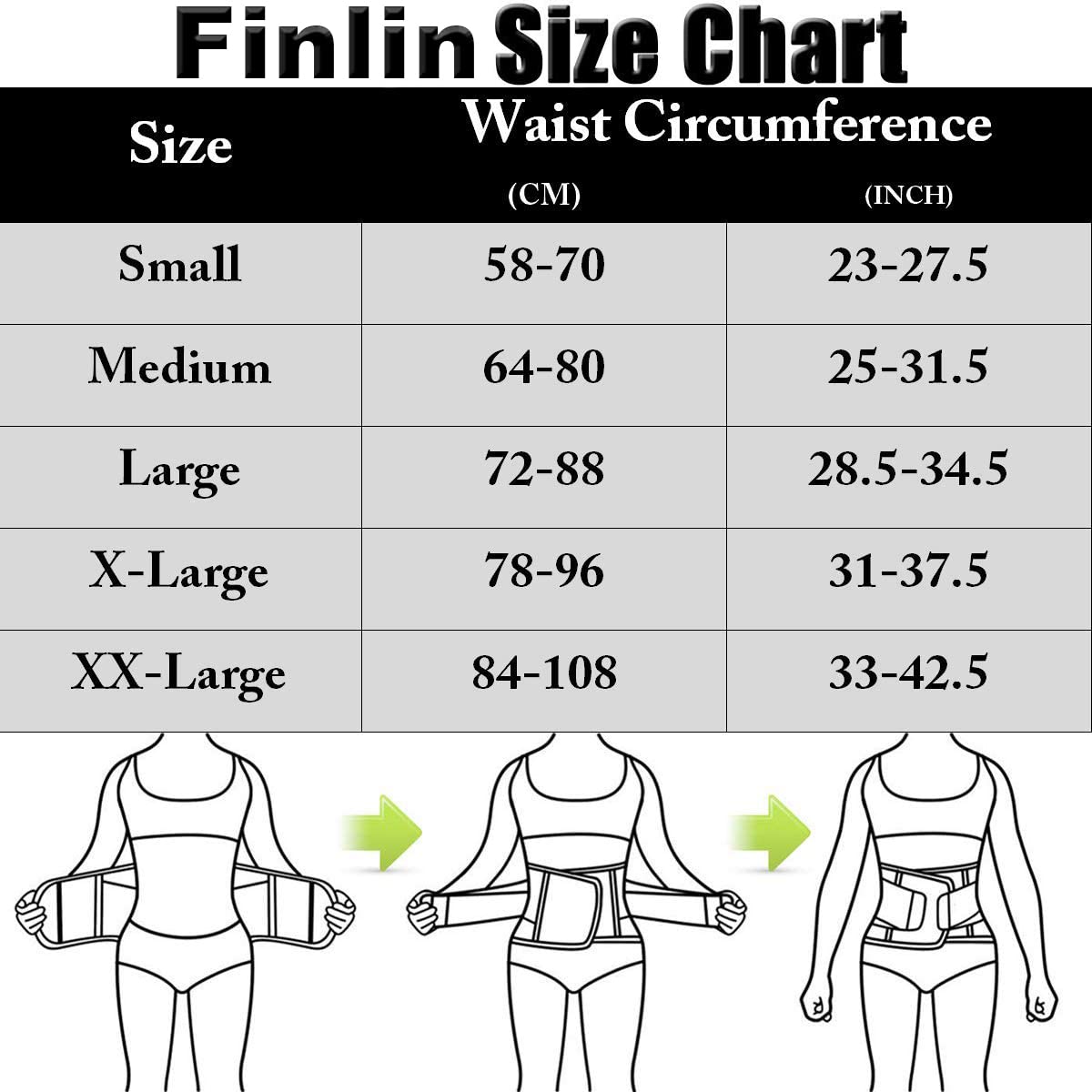 Finlin Women's Waist Trainer Slimmer Waist Trimmer Back Support Belt Weight Loss Exercise Fitness Enhance Sweating Effect Purple