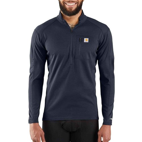 Carhartt Men's MBL105 Base Force® Midweight Base Layer Tech Quarter-Zip - X-Large Tall - Navy