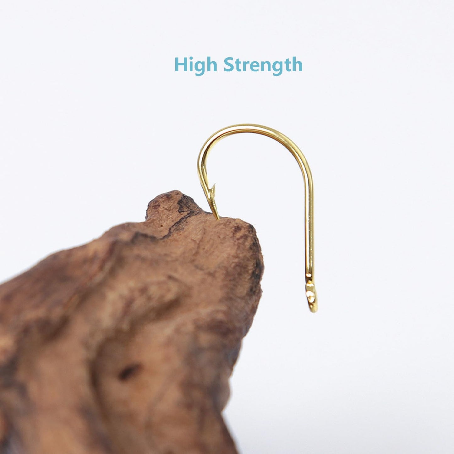 Dyxssm Small Fishing Hooks for Freshwater, 1000pcs 600pcs 400pcs Trout Fish Hook Set, 10 Sizes #2-#20 (400pcs (#2-#20), Gold)