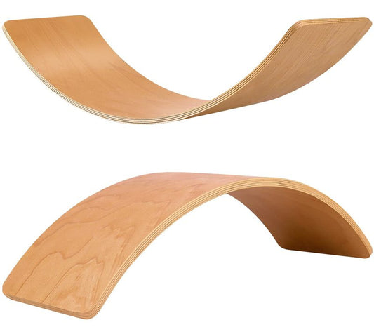35" Balance Board Kids | Montessori Wobble Board for Toddlers Ages 3-5, Natural Wood Open-Ended Waldorf Sensory Toy for Indoor & Outdoor Play, Core Balance Trainer, Birthday & Christmas Gift 2026