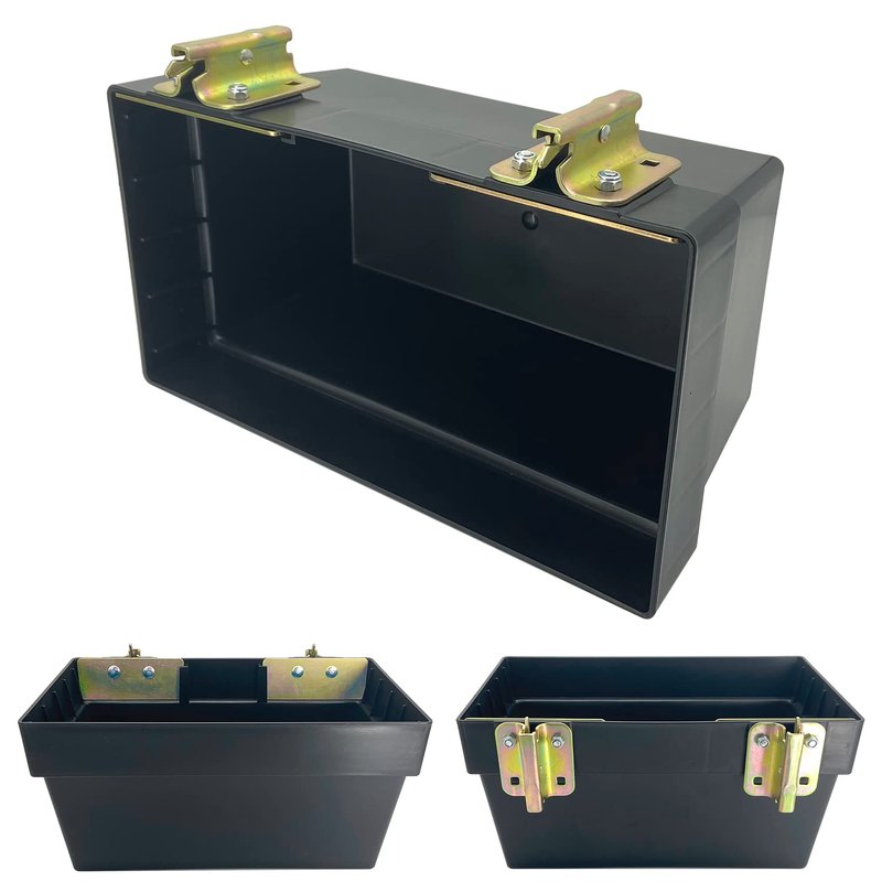 POROHOM 2 Pack Heavy Duty E-Track Basket for E-Track Systems, Trailer E Track Organizing Storage Pail,Organization Bin for Trucks, E-Track Storage Bin - E Track Accessories