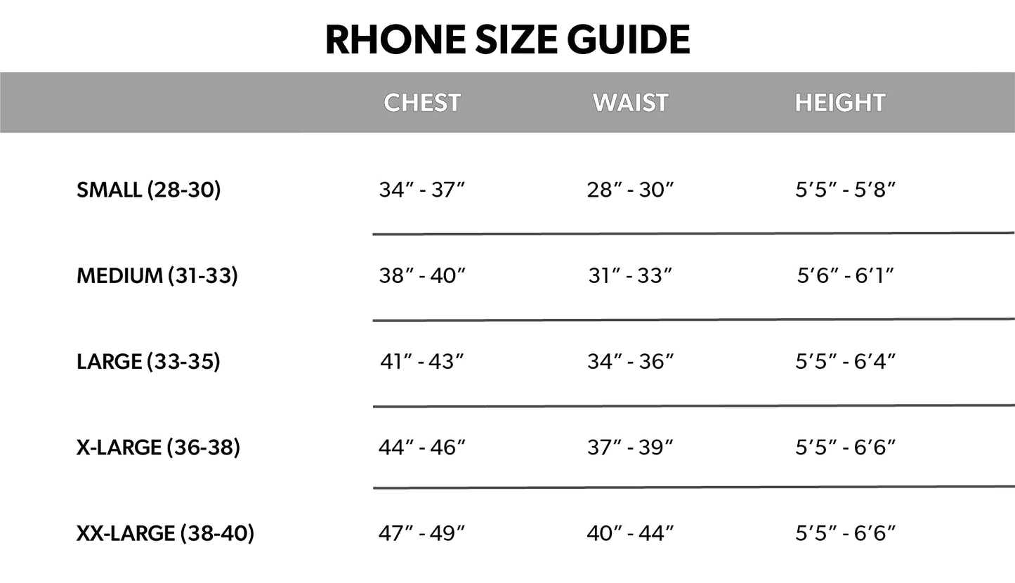 Rhone Reign Mens Long Sleeve Workout Shirts, Anti-Odor, Quick Dry Mens Gym Shirts, Lightweight Workout Shirts for Men, UPF 50+ Midnight Heather Medium