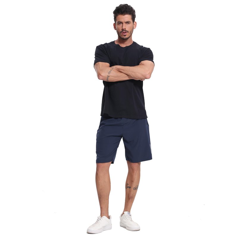 RPOVIG 3 Pack Men's Athletic Shorts Sets 9" Gym Workout Short with Zippered Pockets Running Joggers Basketball Gift