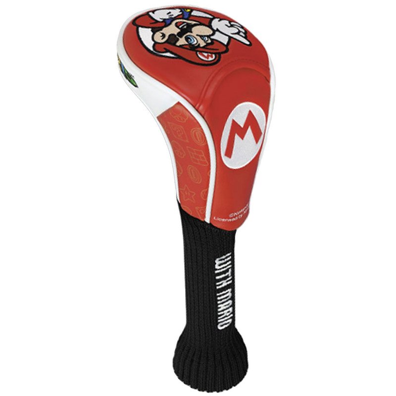 Enjoy Caddie Bag(ENJPL) SMHF001 Super Mario Head Cover for FW (Mario), Medium, Clear