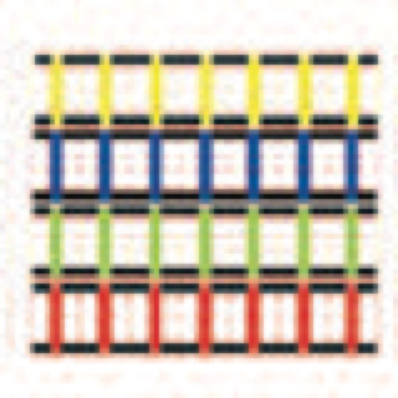 Champion Sports Sectioned Agility Ladder Set, Red/Yellow/Blue/Green, 6.5" x 16" Wide