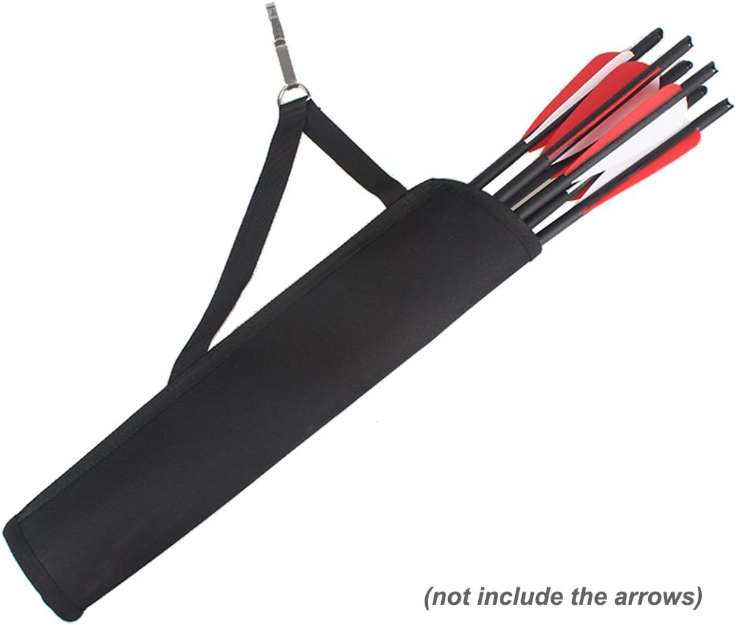 Archery Crossbow Bolts Quiver - Durable Waist Carry Bag for 18" 20" 22" Arrows