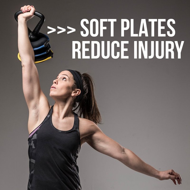 HYPERWEAR Soft Adjustable Kettlebell 25 lbs | Soft Kettle Bells with Adjustable Weight Plate | Premium Quality for Gym, Fitness at Home | Kettlebell for Women and Men