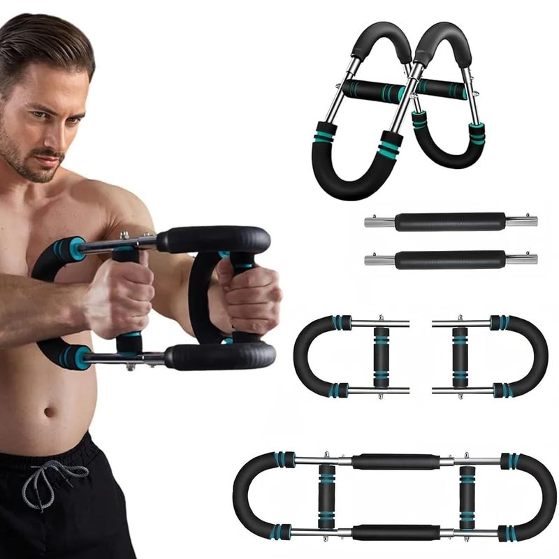 Twister Arm Trainer, 40-100lb Adjustable Chest Workout Equipment, Arm Trainer, Twister Arm Trainer, Detachable Design Fitness Anywhere, Keep Strong (Blue)