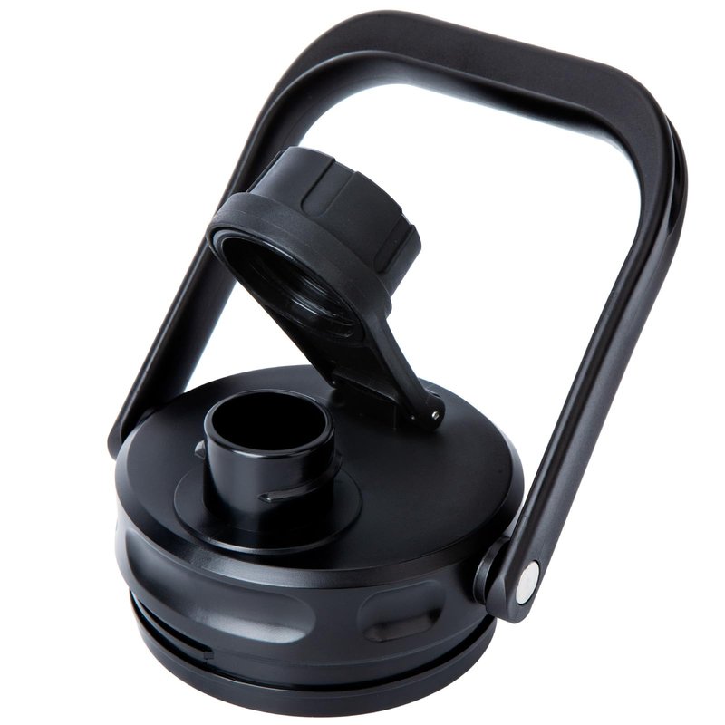 SUNMON Replacement Lid for RTIC Water Bottle - Steel Handle RTIC Lid Compatible with 1 Gallon (128oz) & 0.5 Gallon (64oz), BPA-Free Leakproof Jug Cover