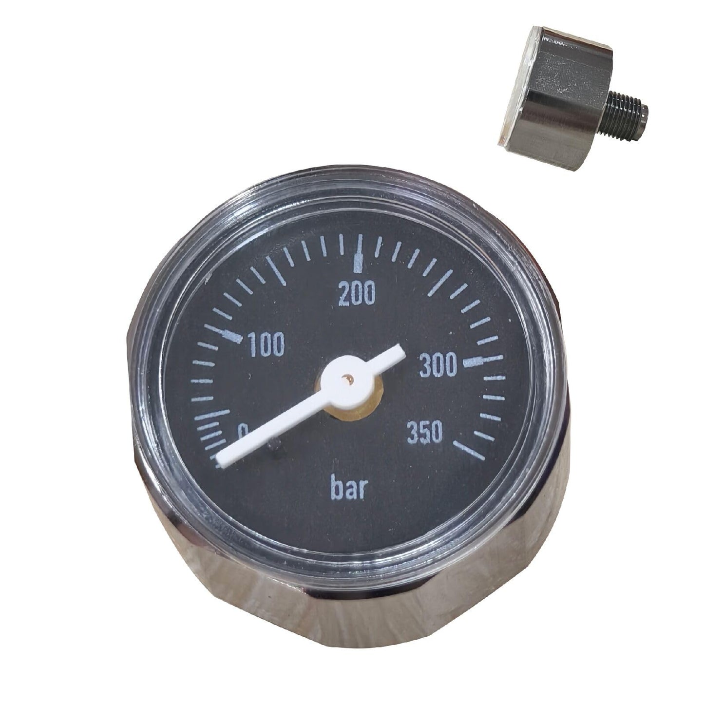 1/8" BSP 350Bar Paintball Gauge 28mm Pressure Gauge Regulator Parts for Paintball Airsoft Air Rifle PCP FX EDGUN Manometer