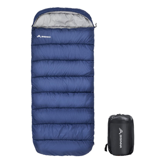 BISINNA XXL Sleeping Bag(90.55"x39.37") for Big and Tall Adults,3-4 Seasons Plus Size Warm and Comfortable Waterproof Lightweight Sleeping Bag Great for Camping Backpacking Hiking Indoor & Outdoor