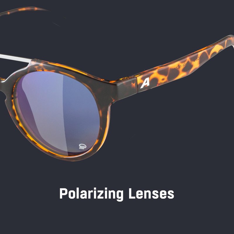 ALPINA GLACE P - Sunglasses with 100% UV Protection for Adults - Polarized, Mirrored & Shatterproof - Havana Gloss - One Size