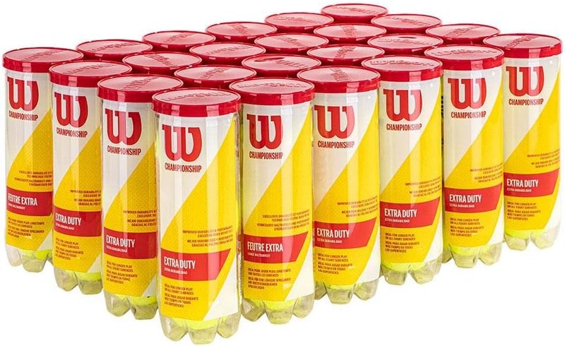 Wilson Tennis Ball Case - Championship Extra Duty Storage | Durable Design
