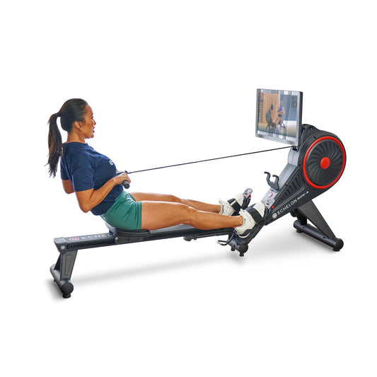 Echelon Foldable Magnetic Rowing Machine with 32 Resistance, Touch Screen & Bluetooth