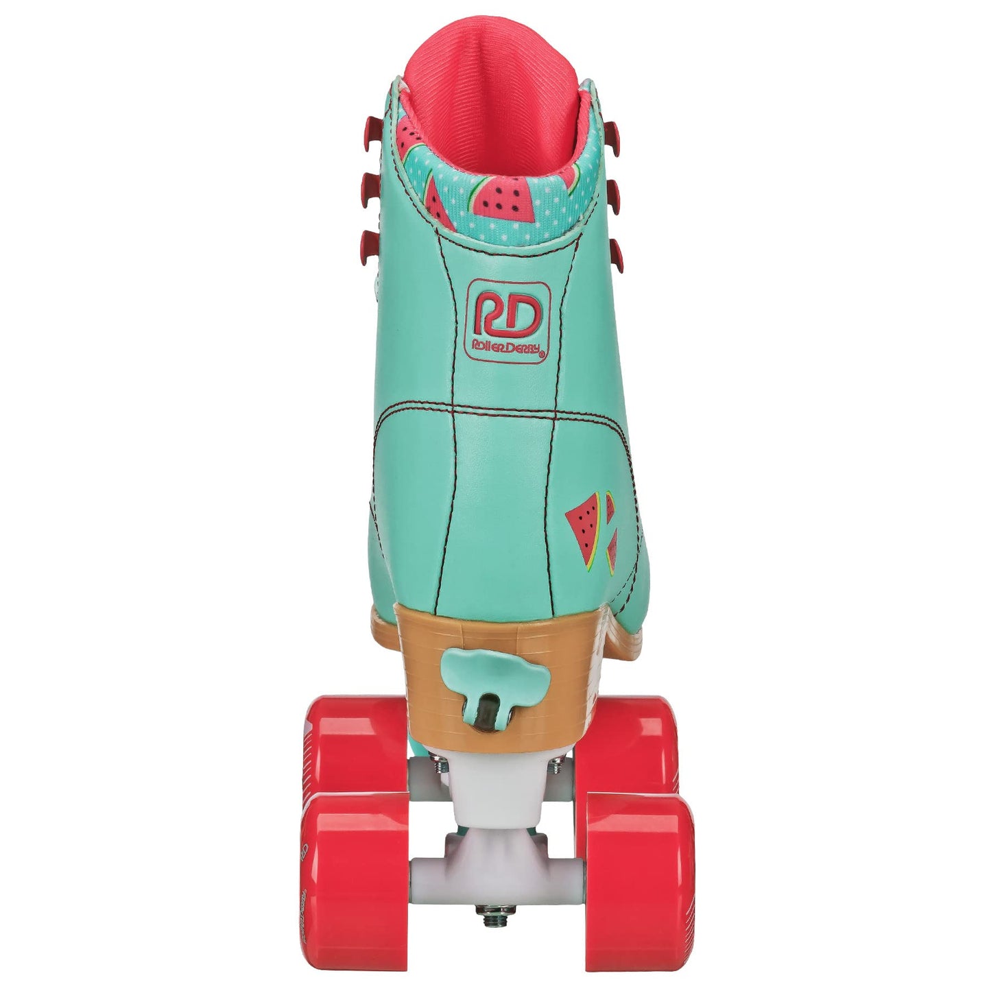 Roller Derby Candi Girl Lucy Adjustable Girls Roller Skates Indoor/Outdoor; Watermelon Medium (3-6)