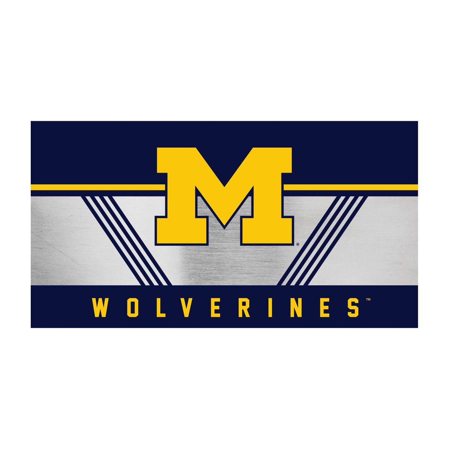 Rico Industries NCAA Michigan Wolverines 20oz Stainless Steel Tumbler with Lid - Great For Coffee, Tea, Water or Cocktails