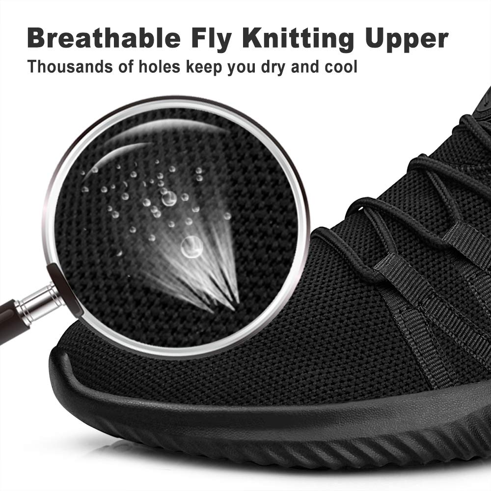 Feethit Mens Slip On Running Shoes Breathable Lightweight Comfortable Fashion Non Slip Sneakers for Men, 10.5