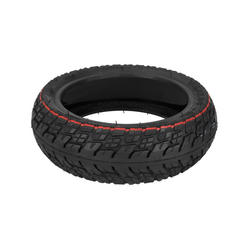 LHROPA 9.5 x 2.5 9.5" Rubber Built-in Self-repair Puncture-proof Tubeless Tire + Straight nozzle Repairable for NIU Kick Scooter KQi3 Sport/Pro/Max Electric Scooter Live Glue Tyre Parts (1)