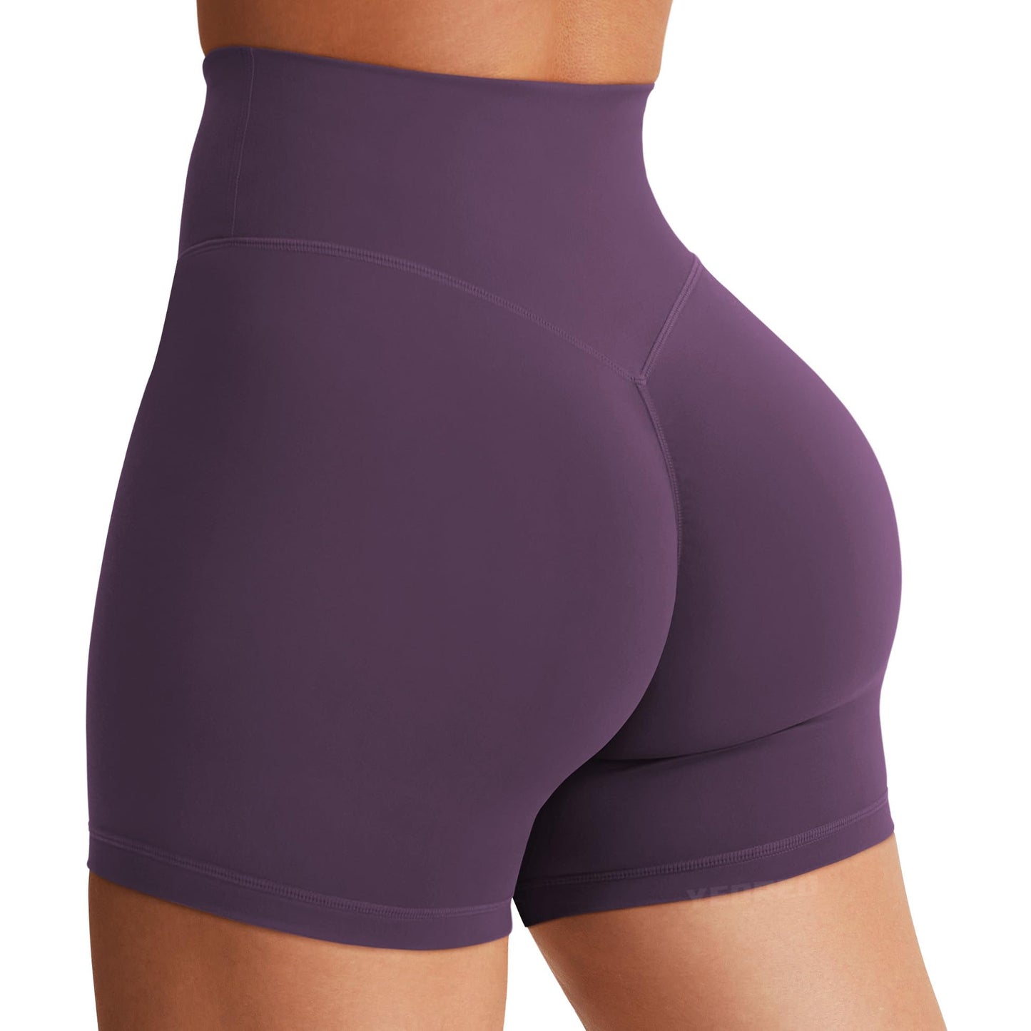 YEOREO SoftHue Women's Biker Shorts Workout Hidden Scrunch Gym Shorts