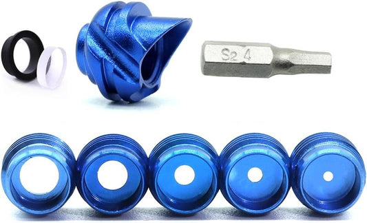 Archery Hooded Peep Sight - 37/45 Degree Compound Bow Lens Kits with 6X/8X Clarifier for Precision Hunting