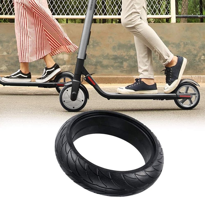 GYL 8 Inch Ninebot ES Front Tire - 8x2.125(159-42) 200x50 Tyre Replacement for Segway Ninebot ES1 ES2 ES3 ES4 E2 E2 Plus ES1L Electric Scooter, 8x2.0 inch Tyre (After installation 8 Inch)