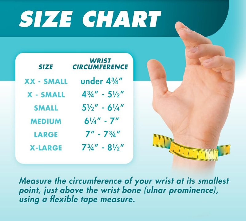 Med Spec 8" Wrist Lacer (Right Hand, Small) - Wrist Brace with Easy Adjustable Lacing Support - Carpal Tunnel Hand and Wrist Stabilizer with Palmar & Dorsal Stays, Breathable Liner, 223932