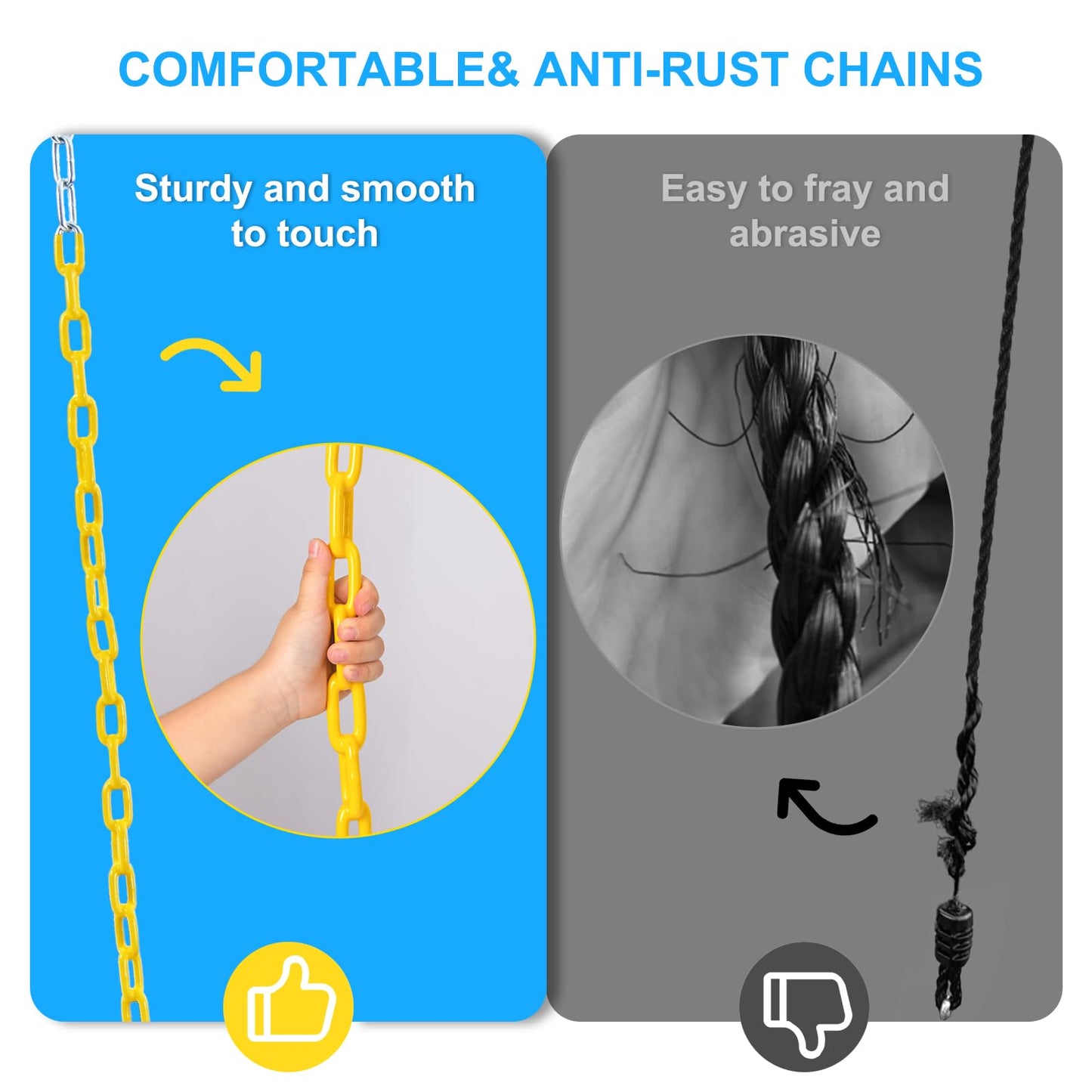Trekassy 40" Saucer Tree Swing for Kids & Adults, Round Swing for Backyard