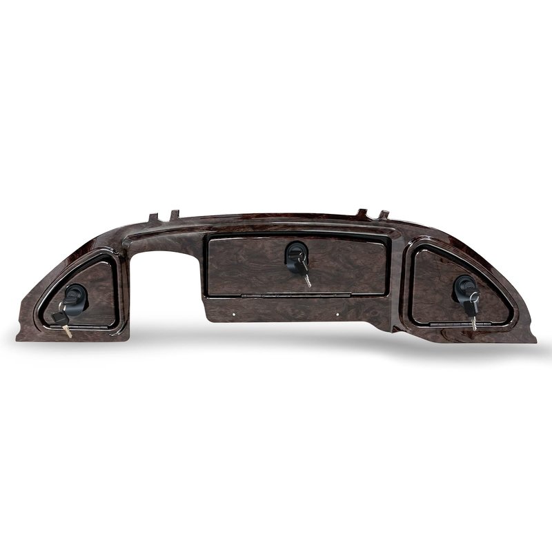 Orle Oko Golf Cart Dash Cover - Compatible with 2008.5-up Club Car Precedent, Tempo, Onward - 3-Door Golf Cart Dashboard, Wood Grain