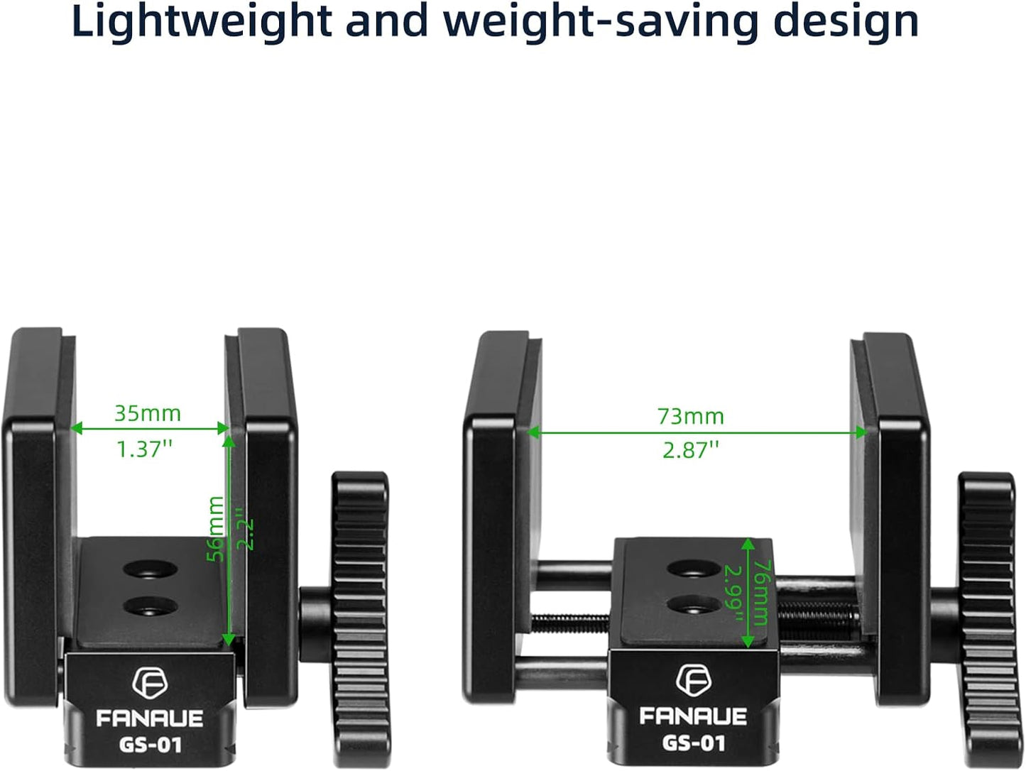 Arca Swiss Rifle Saddle Mount - FANAUE GS-01 Tripod Clamp with Quick Release Plate for Enhanced Shooting Accuracy | Ideal for Hunting