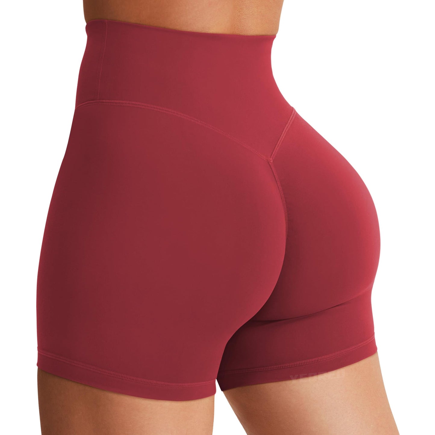 YEOREO Women's Biker Shorts 3.6" / 4.5" / 6" Workout Gym Shorts High Waist Tummy Control Hidden Scrunch Running Yoga