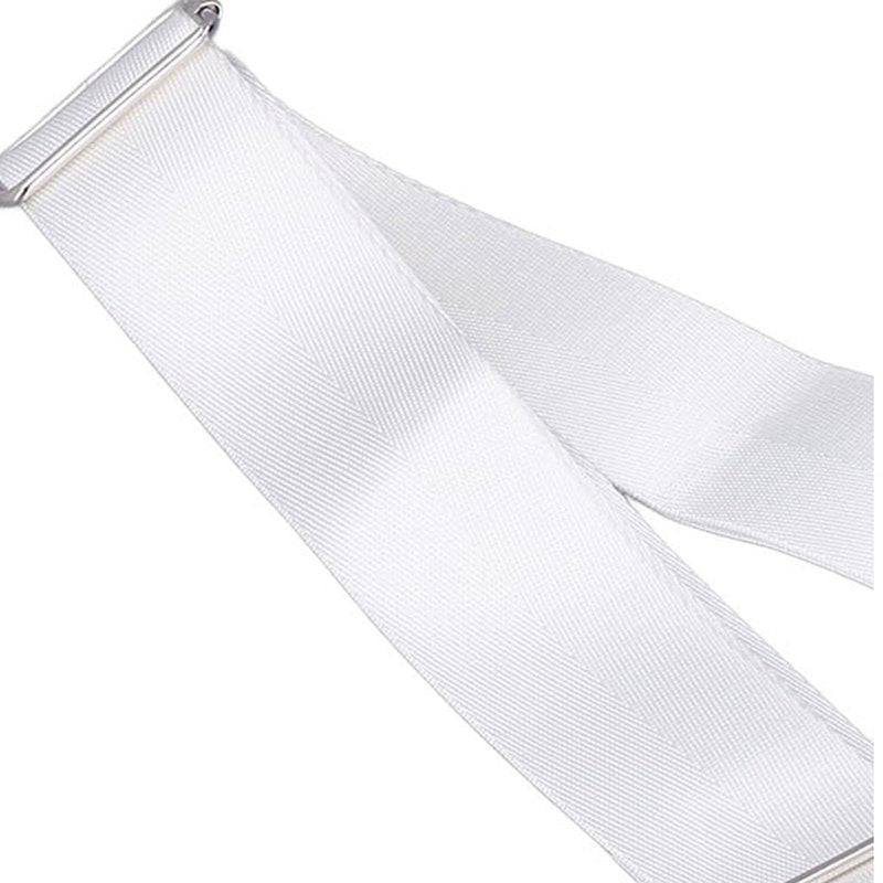 Tennis Net Center Strap, Adjustable Height Tennis Net Straps Stainless Steel Buckle White for Tennis Equipment