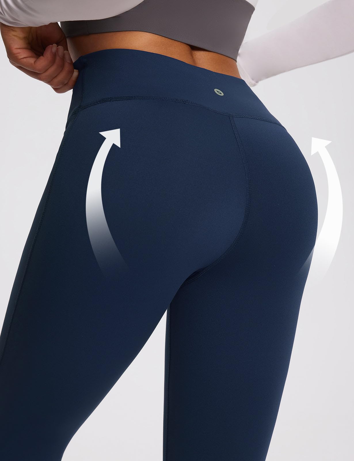 baleaf Winter Clothing for Women Leggings Fleece Lined Tights Thermal Warm Thick Yoga Pants Cold Weather Gear Dark Blue XXXL