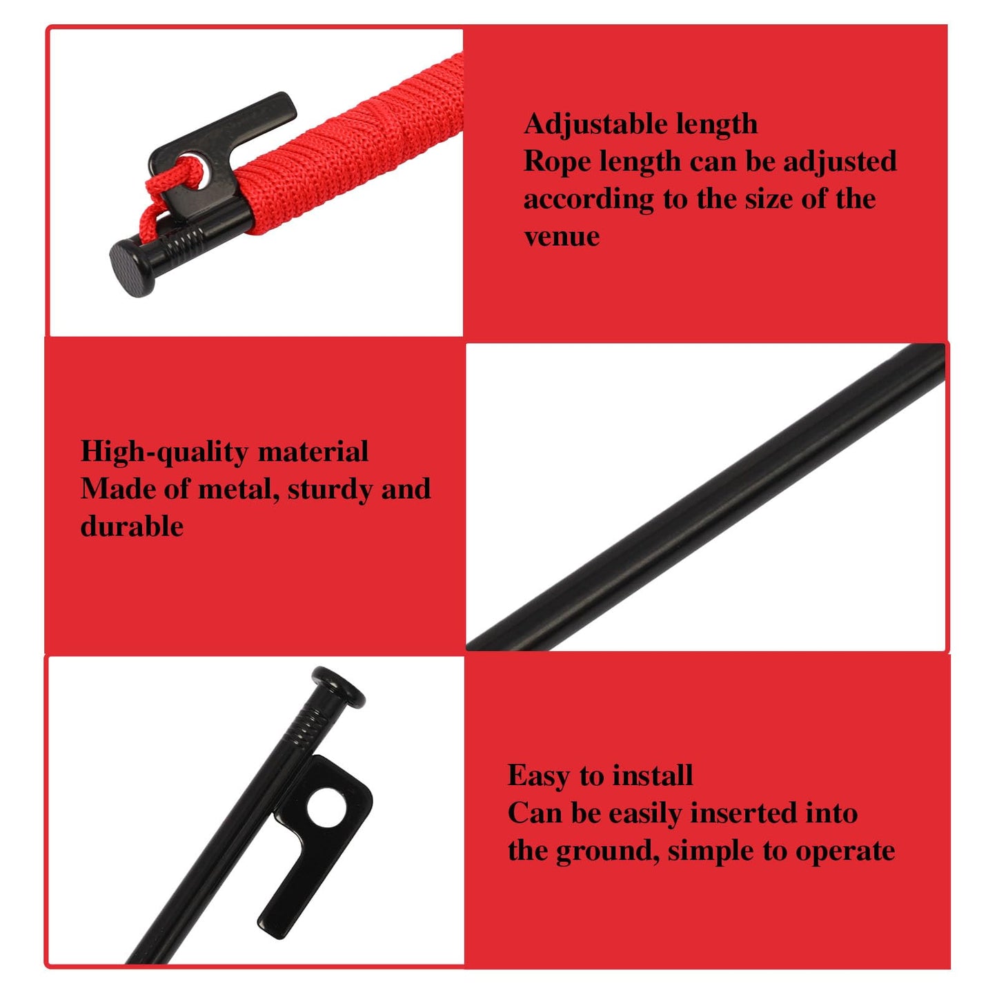 Golf Putting Training Aid, Putting String Line for Guide, Golf Putting Alignment Tool Accessory for Alignment and Practice (Red)