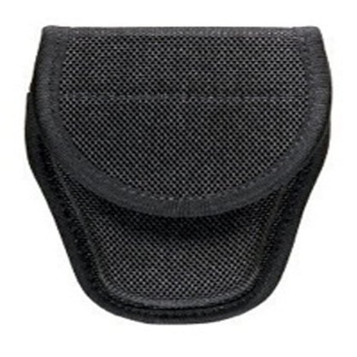 Bianchi Accumold 7300 Covered Black Handcuff Case with Hidden Snap for Duty Belt,Size 3