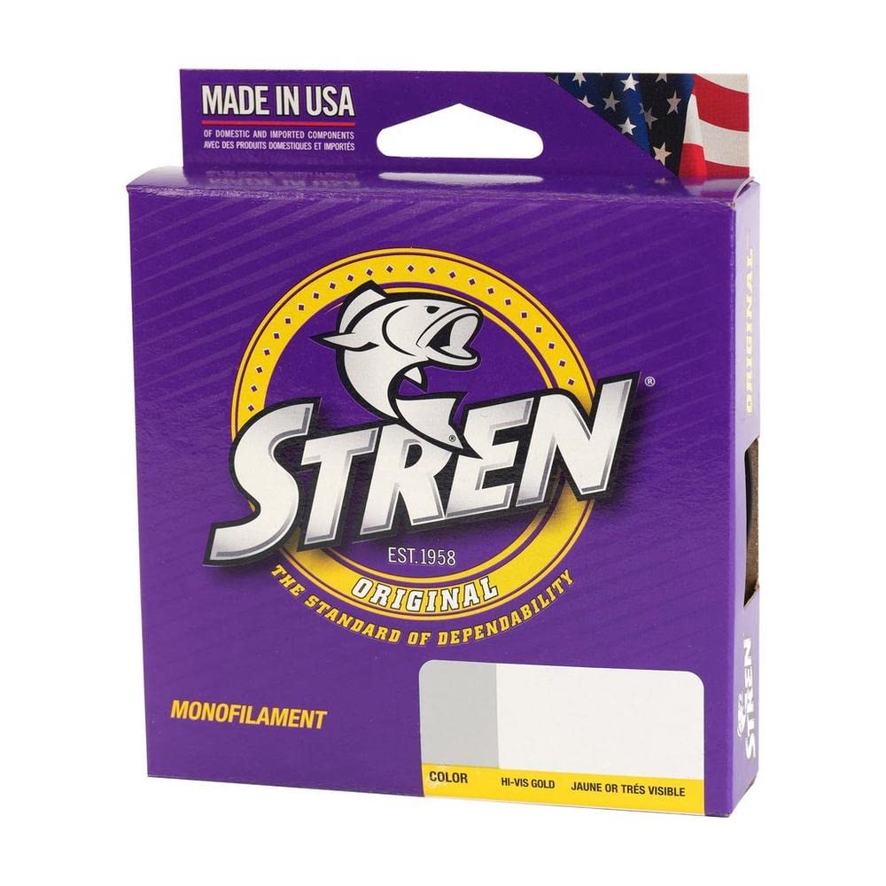 Stren Original®, Hi-Vis Gold, 10lb | 4.5kg Monofilament Fishing Line, Suitable for Freshwater Environments