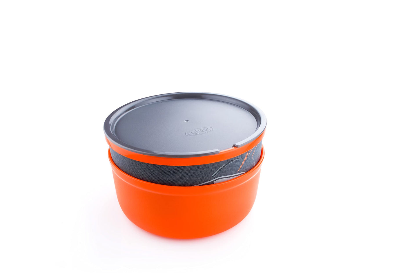 GSI Outdoors Ultralight Nesting Bowl and Mug for Camping, Travel, Backpacking, Picnics & BBQ’s, Orange