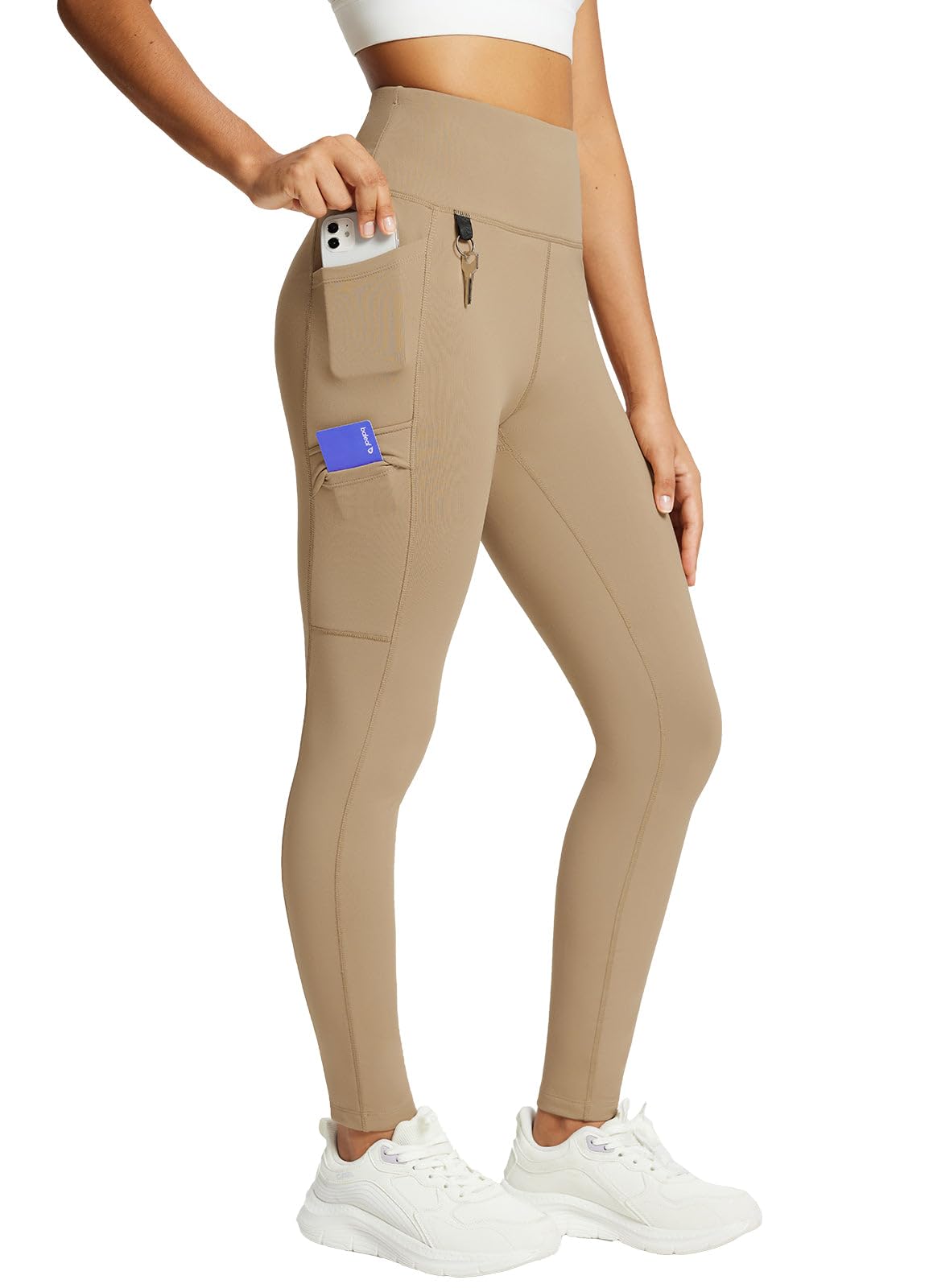 baleaf Womens Fleece Lined Leggings Winter Hiking Pants High Waisted