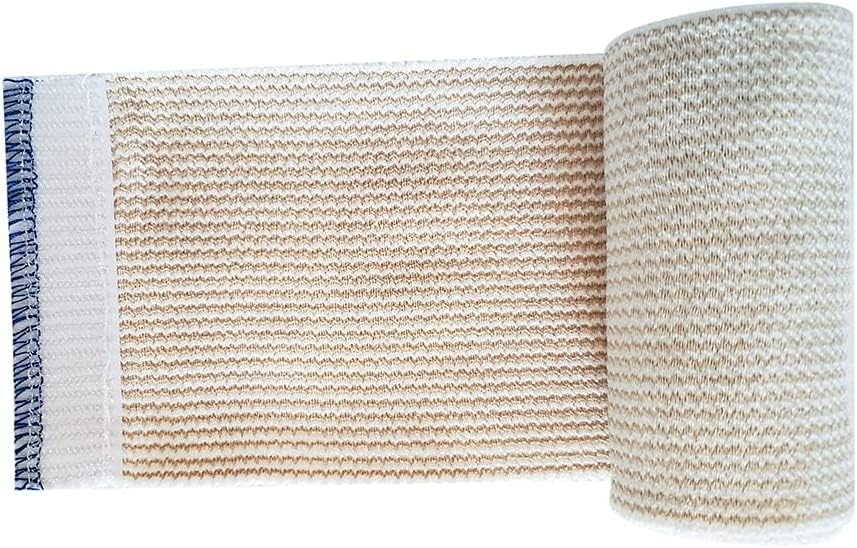 Elastic Bandages Combo - Non-Latex Self Grip Closure | 2 x 3-Inch & 2 x 4-Inch Compression for Sports & Injury Support