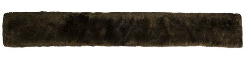 ECP Equine Comfort Products Easy Fit Genuine Merino Sheepskin Girth Cover, Prevents Gall Sores & Chafing, Sweat-Absorbing, Breathable, Soft & Protective, 32 Inches, Brown