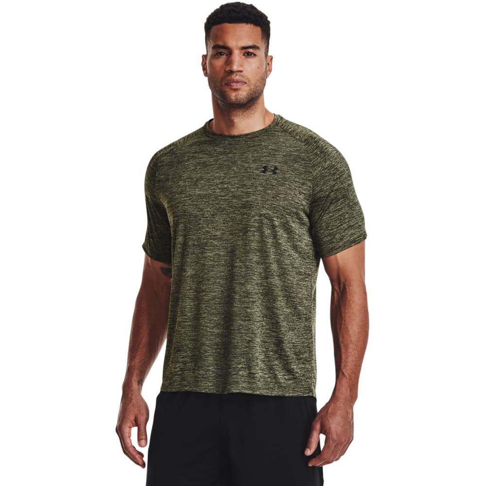 Under Armour Men's Tech 2.0 Short-Sleeve T-Shirt, (390) Marine OD Green / / Black, 4X-Large Tall