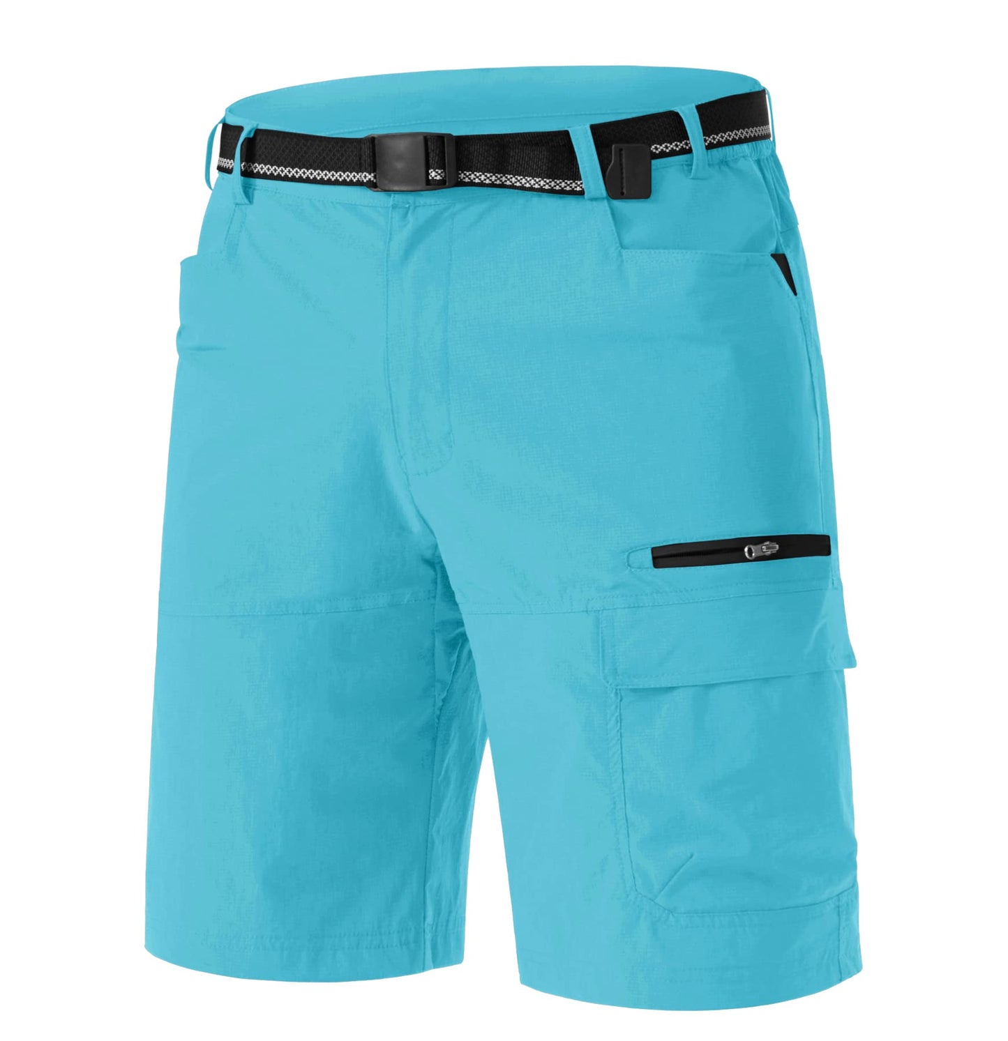 TACVASEN Men Hiking Cargo Shorts Quick Dry 10" Casual Fishing Golf Dress