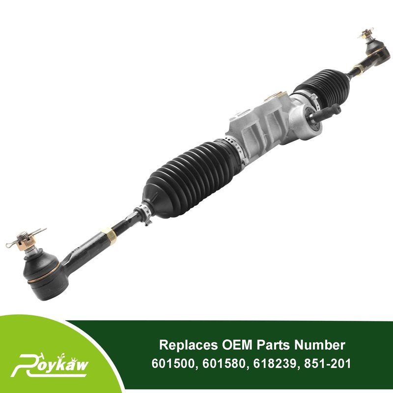 Roykaw Golf Cart Steering Gear Box Assembly/Steering Rack for EZGO RXV 2008-Up Gas and Electric Golf Cart Models, Replaces OEM # 601500, 618329, 601580, 603865, 604614