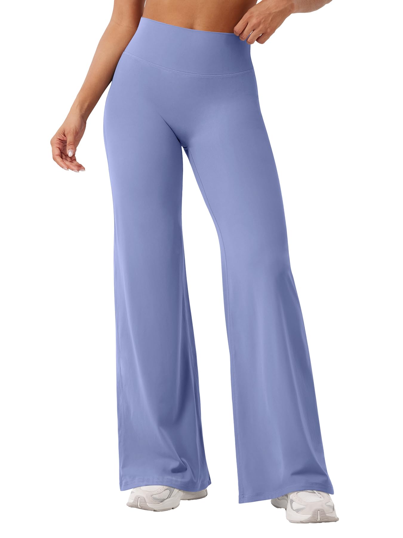 YEOREO Workout Womens Straight Leggings 31.5" Gym Yoga Pants Ocean Blue XXS