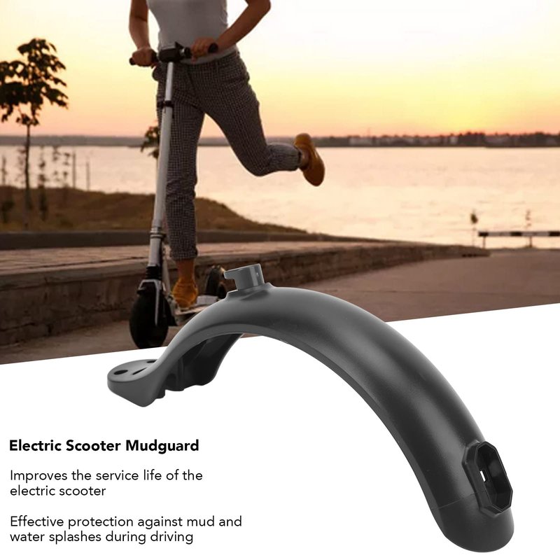 Mud Guard Replacement 4 Hole Black Weather Professional Electric Scooter Mud Guard for Electric Scooter