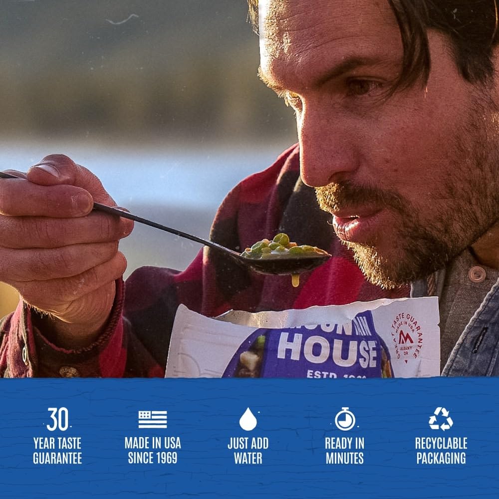Mountain House Beef Stroganoff with Noodles | Freeze Dried Backpacking & Camping Food | 6-Pack