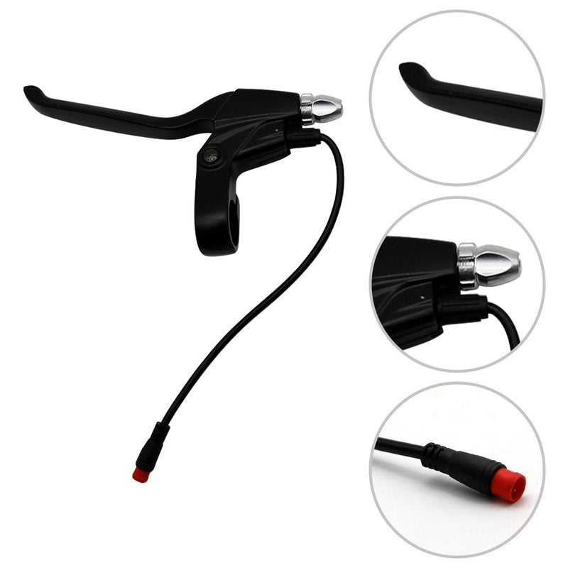 Zreneyfex 108PDD Ebike Brake Lever Set 2 Pin Male Brake Levers, Left and Right Power Off Handle Accessories for Electric Bike