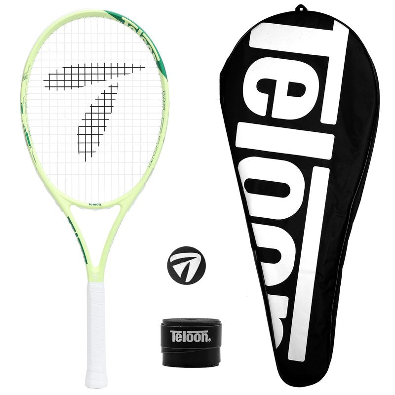 Teloon Recreational Adult Tennis Rackets-27 inch Tennis Racquet for Men and Women College Students Beginner Tennis Racket. (V9-Pink and White)