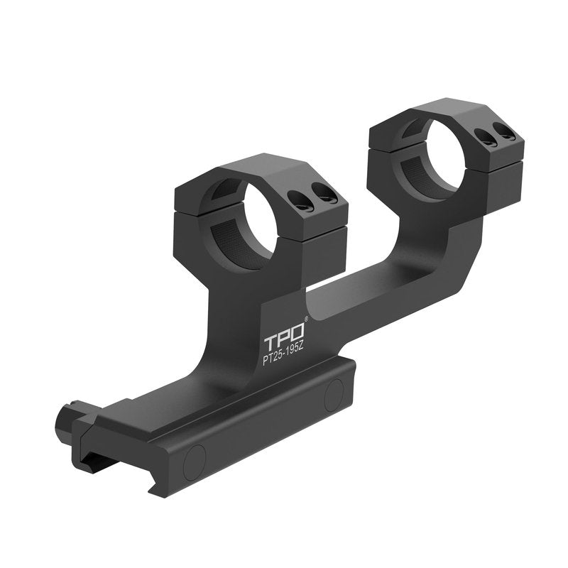 TPO GIII 1 Inch Picatinny Scope Mounts, Heavy Duty (25.4mm) 1" Offset Cantilever Picatinny Scope Mount (1.95" Height Scope Mount) PT25-195Z